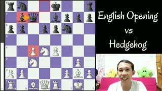 Part 1  English Opening vs Hedgehog for Black Tagalog Chess Tutorial [upl. by Kittie]