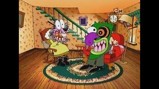 Courage The Cowardly Dog Eustace Scaring amp Abusing Courage Season 1 [upl. by Etnoek]