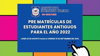 Abrimos Prematrículas 2022 en el Instituto Sigmund Freud [upl. by Florenza143]