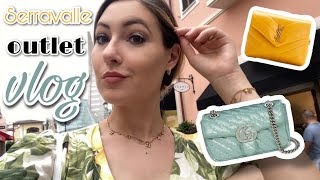 Serravalle 2022 Vlog Designer Outlet Shopping in Italy  follow me around at YSL Burberry amp Gucci [upl. by Aeneg]