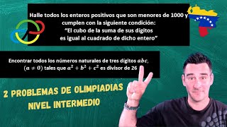 2 problemas de olimpiadas matemáticas nivel intermedio América latina [upl. by Fayre]