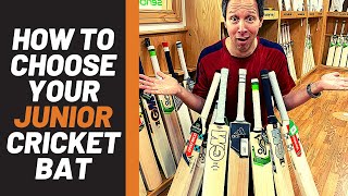 How To Choose The RIGHT Junior Cricket Bat [upl. by Toomay]