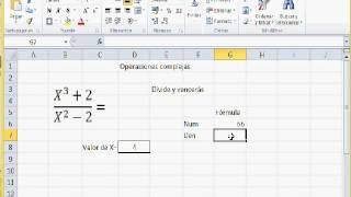 excel operaciones complejas [upl. by Ettenor]