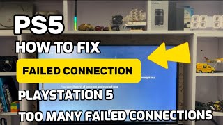 PS5  Too Many Failed Connections Attempts On PlayStation 5 Network [upl. by Xever]