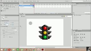Flash Cs6 AS 30 Trafik Lambası Animasyonu Frame By Frame [upl. by Htebaras]