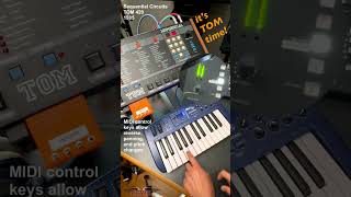 Sequential TOM Time  MIDI Control of TOM Drum Machine [upl. by Arahs760]