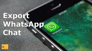 How to export WhatsApp chat history from your iPhone and send it to your email [upl. by Midis589]