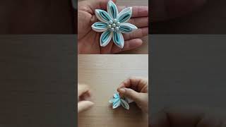 Create Adorable Ribbon Roses DIY StepbyStep Video [upl. by Odlanir]