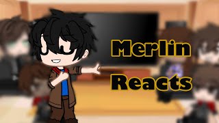 Merlin reacts  Gacha Club  read description [upl. by Sibella]