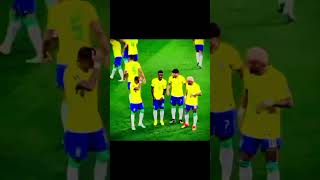 Neymar junior pakkathua Richar lission youtubeshorts football brazilianfootballer Samba dance 💃🕺😁 [upl. by Ahsyekal]