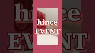 【購入品】hince ルミネエスト新宿イベント💄🍫ソンフンとコラボ🤍※終了しております [upl. by Glynda939]