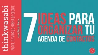 Organiza tu Agenda de Contactos [upl. by Cleland]