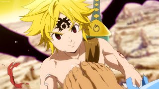 七つの大罪  Meliodas is extremely confident in his demonic power against the brainwashed Dahlia and Dubs [upl. by Sorkin]