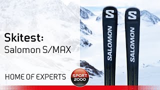 Salomon SMAX 10  2023 Allrounder Ski skitest [upl. by Aicnelev]