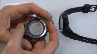 Casio Pro Trek PRW3000 Watch Review Features Comparisons Multiple Versions [upl. by Kcinemod]