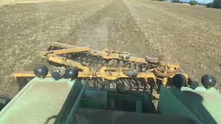 In cab view of disking with Steiger Cougar III [upl. by Ynahpets914]