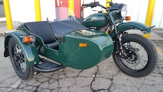 2021 Ural Sidecar Motorcycle CT 1WD Garden Green [upl. by Eiramadnil]