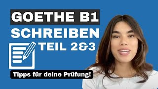 Goethe Zertifikat B1 Schreiben Teil 2 und 3 [upl. by Alair]