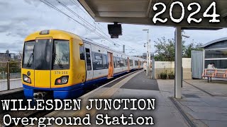 WILLESDEN JUNCTION Overground Station 2024 [upl. by Ellesor]