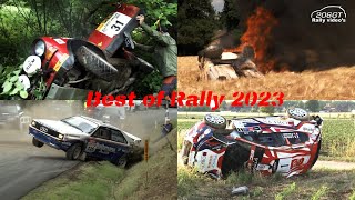 Best of Rally 2023  CRASHES MISTAKES amp SHOWby 206GT Rally Video’s [upl. by Herod961]