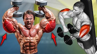 Build Huge Triceps Fastest using Dumbbell Only [upl. by Rehsu438]