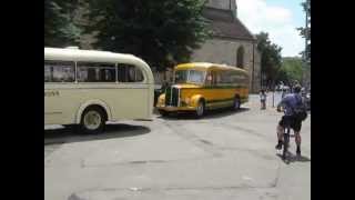 2012 06 23 Esslingen 1412 Eintreffen der Oldtimerbusse [upl. by Junia]