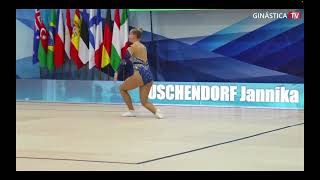 PUSCHENDORF Jannika GER  SENIOR IW qualifications Aerobic gymnastic Fig open 2024 CANTANHEDE [upl. by Freddi]