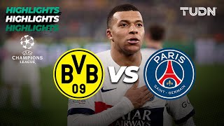 Borussia Dortmund vs PSG  HIGHLIGHTS  UEFA Champions League 202324  TUDN [upl. by Platus]