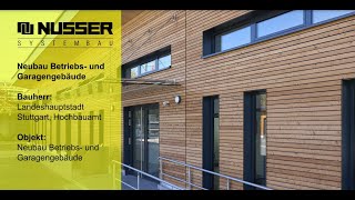 Nusser Referenzobjekt Vaihingen Betriebs und Garagengebäude [upl. by Skiest]