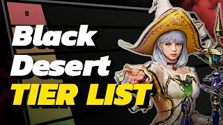 The ULTIMATE Tier List for Black Desert Online [upl. by Yrrag]