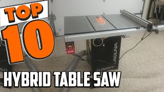 Best Hybrid Table Saw In 2024  Top 10 New Hybrid Table Saws Review [upl. by Droffats456]