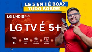 Definitivo Smart TV LG 5 em 1 vale a pena comprar em 2024 Análise teste de áudio jogos [upl. by Hairahcaz]