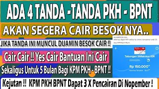 🔴🔴4 TANDA2 PKH BPNT NOPEMBER DESEMBER CAIR BANSOS INI CAIR 5 BULAN KPM DAPAT 3 X CAIR pkh hari ini [upl. by Nitsed]