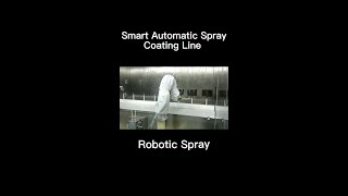 Smart Automatic Spray Coating Line for Plastic Parts with Fanuc Painting Robot [upl. by Annaeiluj]