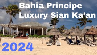 Bahia Principe Luxury Sian Kaan 2024 Walkaround Mexico Beach Resort All Inclusive Resort Vacation [upl. by Lliw278]