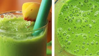 4 Green Smoothie Recipes That Actually Taste Great  Weight Loss Smoothies [upl. by Cthrine]