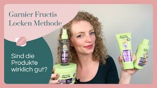 Garnier Fructis Locken Methode im Test 2024 Sind PreShampoo Shampoo Haarmaske und Spray gut [upl. by Latsirk144]