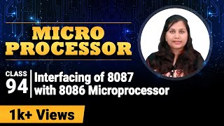 Interfacing of 8087 with 8086 Microprocessor  8087 Math Coprocessor  Microprocessors [upl. by Onairot]