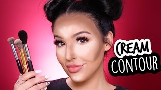 EASY CREAM CONTOUR amp HIGHLIGHT ROUTINE [upl. by Anikal]