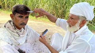 Wonderful Haircut Sleeping Video With 100 year Old Barber🥱ASMR ABi [upl. by Eirrem]