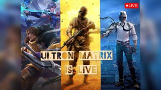 MLBB  BGMI  CODM LIVE 🔴  ULTRONMATRIX [upl. by Adkins]