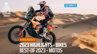 Bike Highlights presented by Aramco  Dakar2023 [upl. by Akibma333]