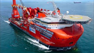 The 5 Best Pipe Laying Vessels In The World [upl. by Ardrey]