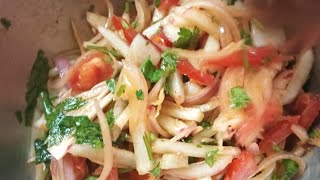 Easy and simple Salad recipe using 4 veggies🥗😋Weight loss salad [upl. by Adlemi]