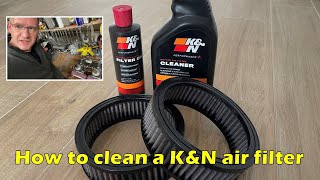 How to Clean amp Recharge KampN Air Filter w Household Products [upl. by Enomsed926]