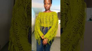 The Crochet Distressed Chain Top is available right here on this channel Enjoy it easycrochet [upl. by Greggs123]