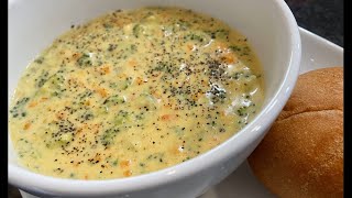 CLASSIC KETO Broccoli Cheese Soup Panera Copycat Recipe [upl. by Anerhs]