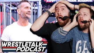 CM PUNK WWE RETURN REACTION  WrestleTalk Podcast [upl. by Atinram653]