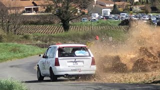 Rallye des vignes de reigné 2024 MISTAKES [upl. by Aralc]