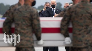 Biden watches as dignified transfer of 13 fallen US service members begins [upl. by Zohar]